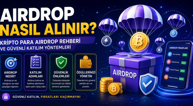 Airdrop Nasıl Alınır? Kripto Para Airdrop Rehberi ve Güvenli Katılım Yöntemleri